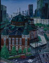 当間 忍 早朝の東京駅